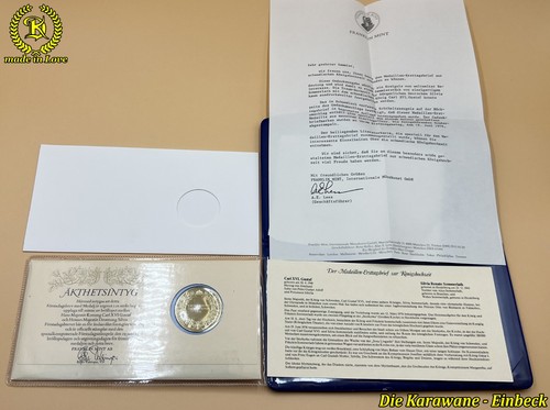 Königshochzeit Ersttagsbrief 925 Silbermedaille Silvia Carl Gustaf Schweden 1976 - Bild 12 von 15