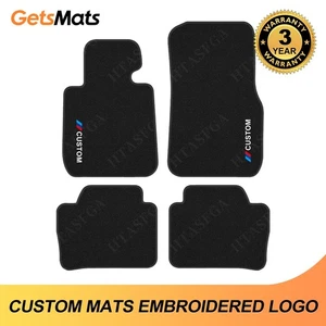 Fit BMW 3 Series F30 2011-2019 Tapis Velour de qualité tapis de voiture Liners