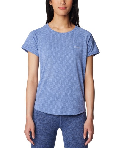 Columbia Women Regular fit Short Sleeve T-Shirt Shirt Small Purple