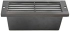 Stensor 9" Wide Cast Brass Louvered Step Light