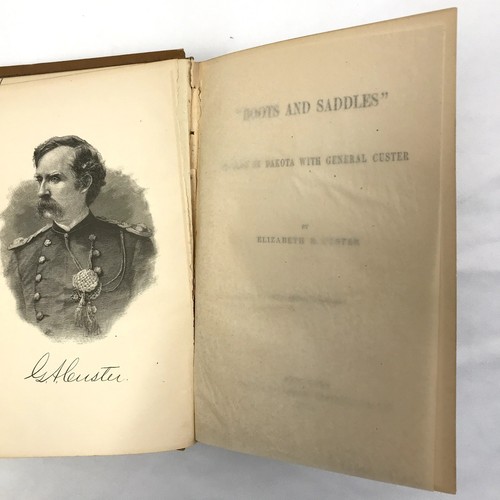 Boots and Saddles Illustrated First Edition Hardcover by Elizabeth B Custer 1885 - Picture 3 of 9
