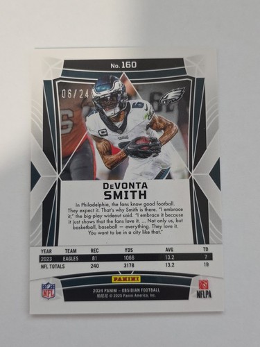 Trikot Match 2024 Obsidian DeVonta Smith orange 06/24 Philadelphia Eagles #160 - Bild 2 von 12