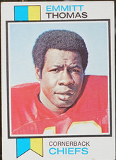 1973 Topps Football Emmitt Thomas #107 VG