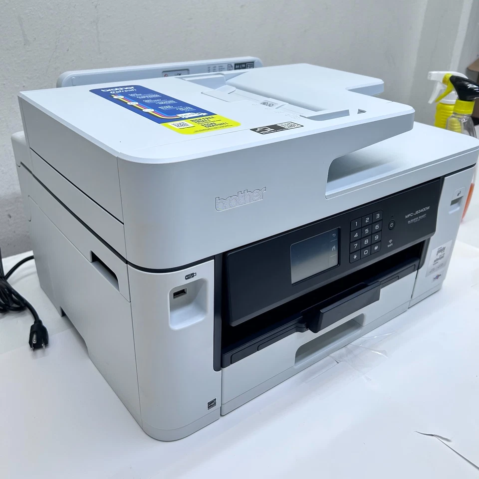 BROTHER MFC-J5340DW Wireless Business Color Inkjet Printer-221 PAGES- LOW INK - Image 3 of 4
