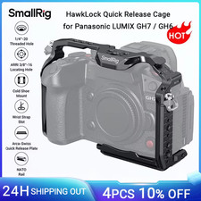 GH6 &quot;HawkLock&quot; Quick Release Cage for Panasonic GH7 / GH6 w Arca-Swiss Quick Rel