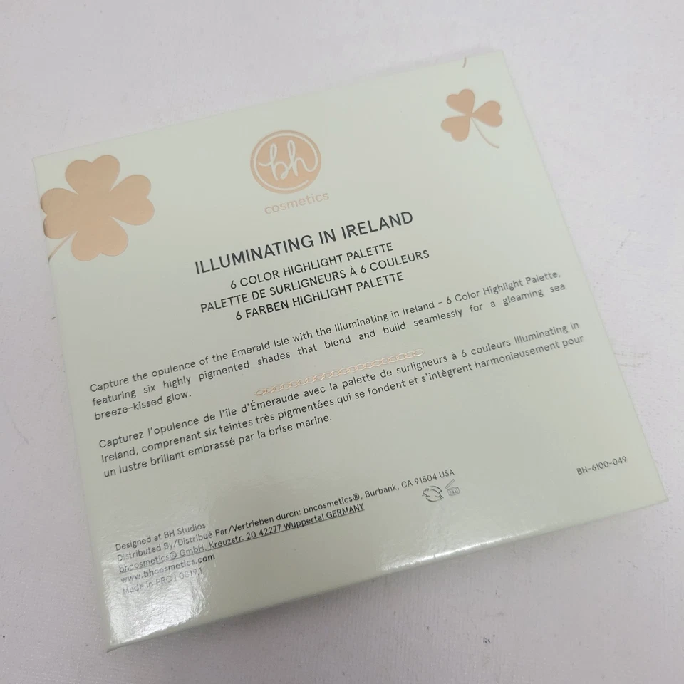 NUEVA Paleta Bh Cosmetics Iluminadora en Irlanda 6 Colores Destacados SIN CAJA Foto 4 de 4