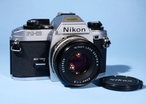Nikon FG-20 35mm SLR Film Camera Nikon 50mm f/1.8 AIs Series E Lens * Excellent - Picture 7 of 7