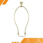 10 Inch Lamp Harp Kit with Finial Lamp Shade Bracket Holder Gold