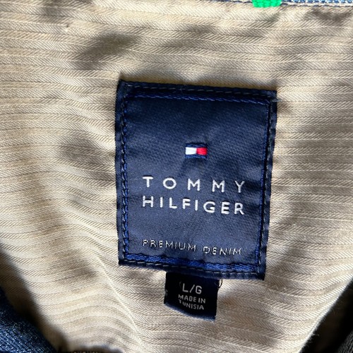 Chaqueta vaquera premium Tommy Hilfiger azul lavado a la piedra talla grande - Imagen 3 de 9
