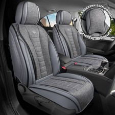 Seat Ibiza 4 6J/6P Bj 2008-17 kompatible Schonbezüge in Grau NL2