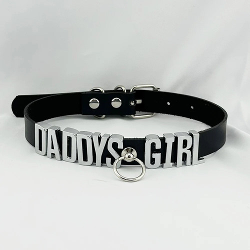 Gargantilla Bonita Collar Gargantilla Cuero Pu Papá Punk Junta Tórica Hebilla Personalizada V9 - Imagen 4 de 30