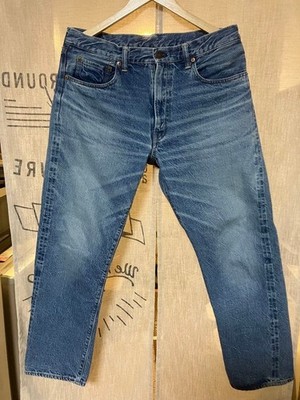 Warehouse Co 1105 12oz W33 Selvedge Tapered Indigo Denim Jeans Made In JAPAN 