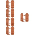  Set of 5 Toothbrush Wall Holder Hanging Holders for Bathrooms Mount