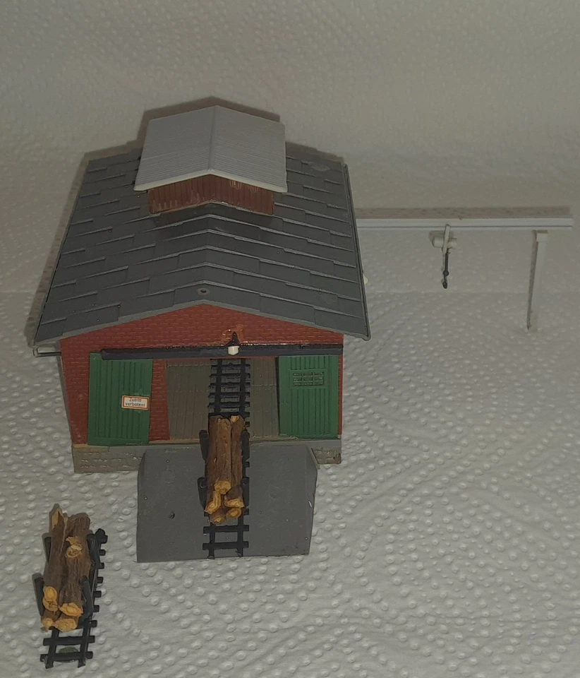 Auhagen 12217 HO TT Sägewerk Gebäude Modelleisenbahn Zubehör - Bild 2 von 4