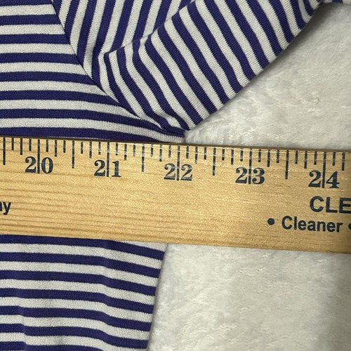 Polo Golf Ralph Lauren Shirt Men's M Purple Striped Pima Cotton Polo Stretch - Picture 5 of 11