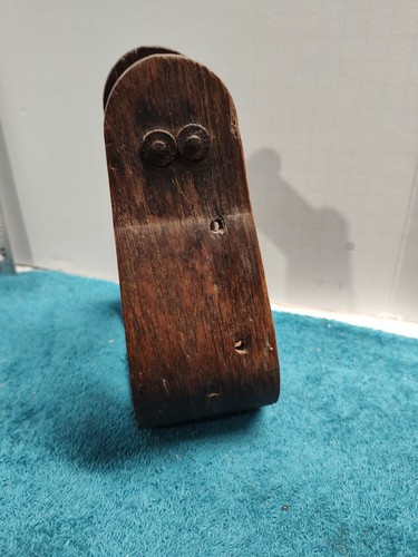 Vintage Wood Horse Stirrup Western Cowboy Collectible Hand Made Primative Rustic - Picture 4 of 13