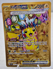 Pokémon Card TCG: Pikachu EX Surging Sparks Holo Hyper Rare Gold 247/191
