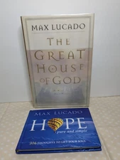 Max Lucado Books The Great House of God, Hope Pure and Simple Christian Life 