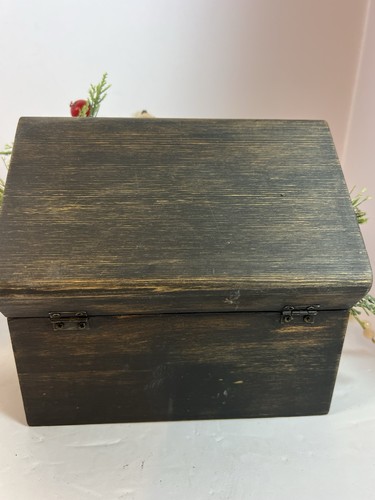 Weihnachten Volkskunst/ Primitive Maus in einer Box Weihnachtsdeko - Bild 6 von 16