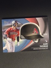 2023 Topps Update Alek Thomas Rookie Helmet Card Arizona Diamondbacks Patch Rel