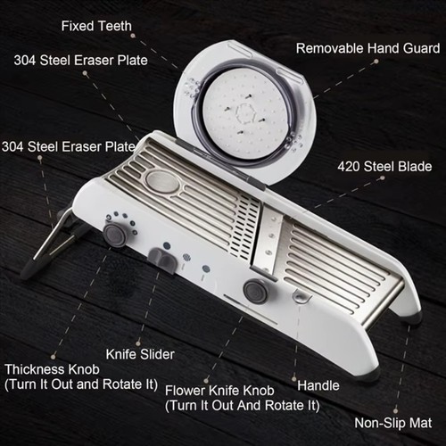 Adjustable Vegetable Shredder Manual Vegetable Slicer Vegetable Cutter Potato - Picture 5 of 12