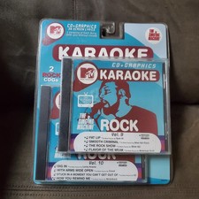 MTV Karaoke The Singing Machine Rock Vol 9 And 10 New  Sealed Vintage 2002