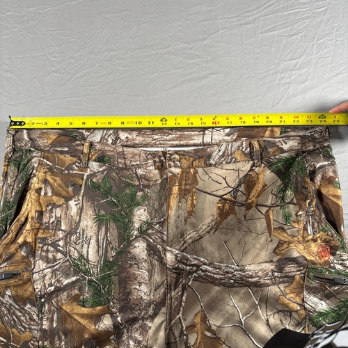 VTG Game Winner Hunting Pants Mens 3XL Brown Hardwoods Camo Realtree Double Knee - Picture 15 of 16