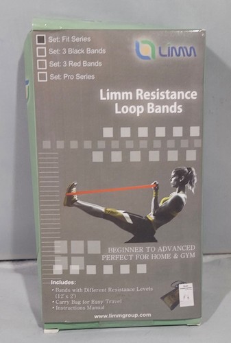 Limm Resistance Bands Exercise Loop Bands 12-inch Workout Flexbands Set Of 5 - Picture 1 of 2