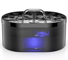 Pet Water Fountain 2.2L Automatic Dog Drinking Fountain Filtered Cat Water Bowl