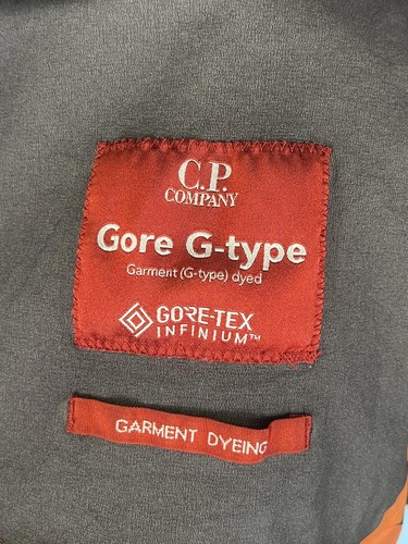 grande nuevo con etiquetas C.P. Company Chaqueta Negro Naranja Goretex Infinium Tipo Gore-G - Imagen 8 de 9