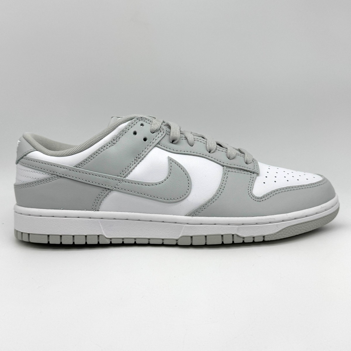 Nike Mens Dunk Low Retro Grey Fog White Shoes Sz 11 NEW