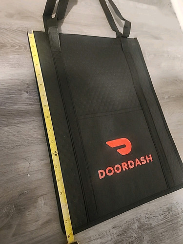 Large Thermal Insulated Doordash Tote Bag- Hot Cold Food Delivery - Picture 5 of 5