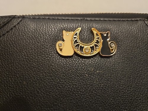 Sailor Moon Samantha Vega Black Luna Geldbörse gebraucht Katzen Reißverschluss - Bild 2 von 10