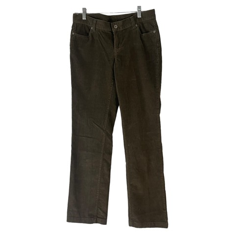 Columbia Women's Size 6 Green Corduroy Straight Leg Pants - Picture 1 of 8