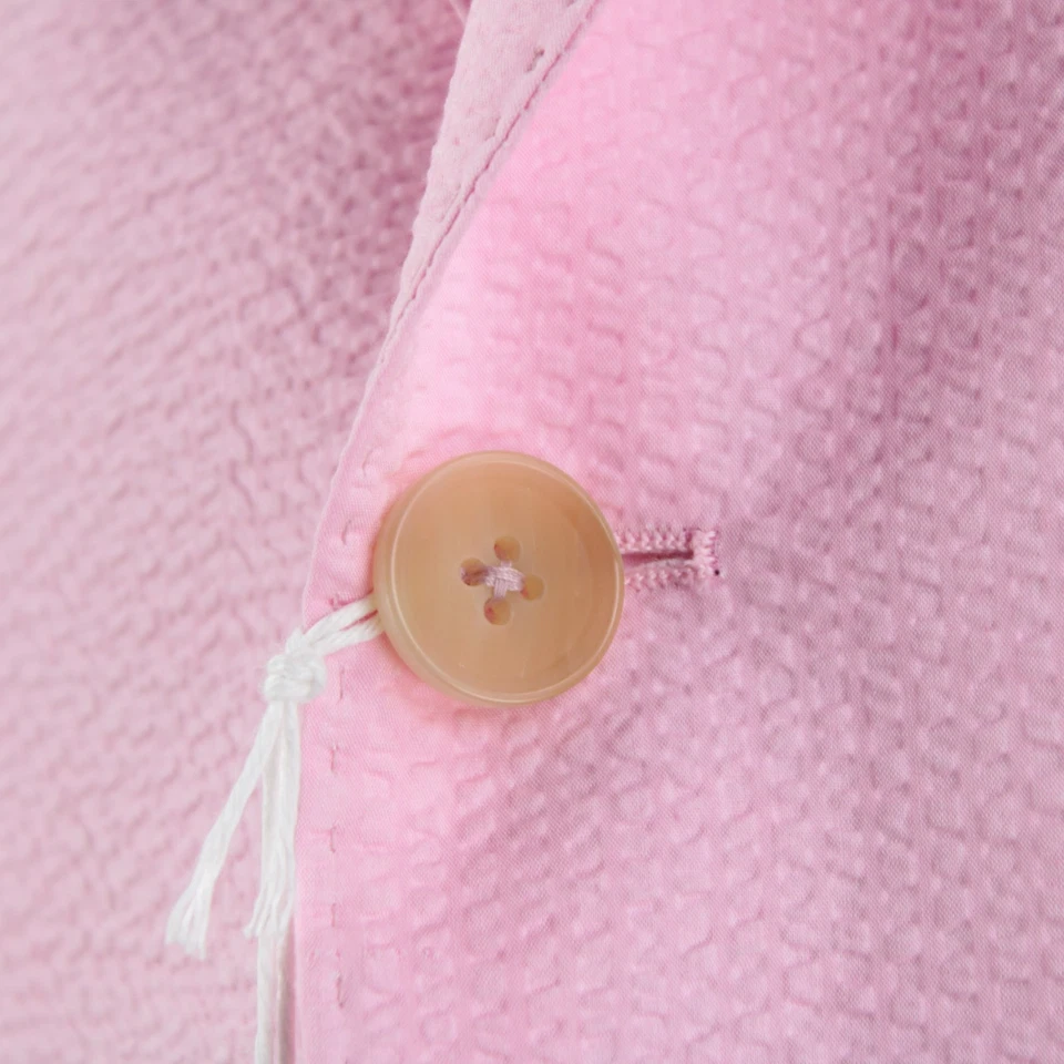 Sartoria Partenopea NWT Cotton Sport Coat Size 58R (48R US) In Pink Seersucker - Image 2 of 4