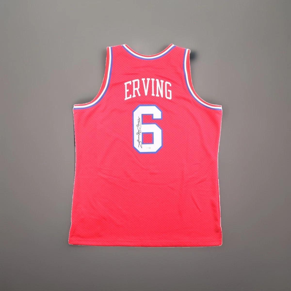 Julius Erving 费城76ers 篮球NBA 原始亲笔签名球衣| eBay
