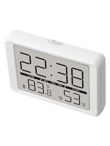 Stilvolle Mini Uhr mit Temperatur- und Luftfeuchtigkeitsanzeige für jeden Raum - Bild 6 von 36