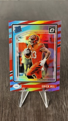 2024 Panini Donruss Optic - Rated Rookie Erick All #233 Freedom Prizm (RC)