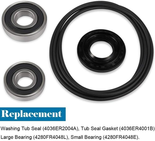 Kit cuscinetti e guarnizioni vasca rondella carico anteriore per LG & Kenmore sostituire 4036ER2004A - Foto 4 di 8