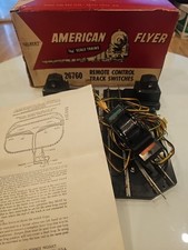 S American Flyer Gilbert 26760 VINTAGE Right  Left Remote Switch Tracks w/Box
