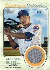 2017 Topps Heritage Addison Russell #CCR-ARU Clubhouse Collection Relics 25H