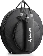 Cymbal Bag with Drumstick Bag, Cymbal Backpack with Handle and Hideable Dual Sho