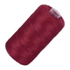 Nylon String Cord 2.5mm x 218Yards Rope Braided Thread Beading Cord,Dark Red