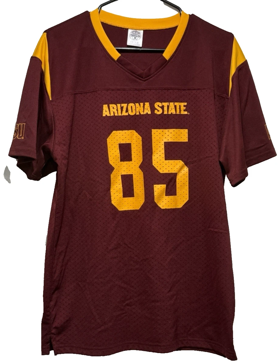 Arizona tate un Devil Maroon Football hort leeve T hirt by