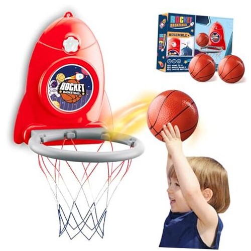 Basketball Hoop Indoor Toys for Kids 3 4 5 Boys: Toddler Basketball Hoop