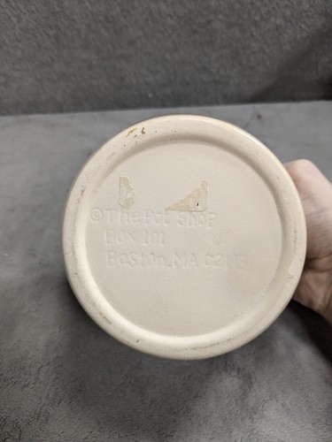 Official The Pot Shop Boston Baked Beans Crock Boston Mass 5" Tall - Picture 7 of 7