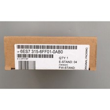 1PC New Siemens 6ES7315-6FF01-0AB0 CPU315F 6ES7 315-6FF01-0AB0 Central Unit