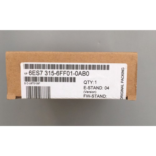 1PC New Siemens 6ES7315-6FF01-0AB0 CPU315F 6ES7 315-6FF01-0AB0 Central Unit - Picture 1 of 3