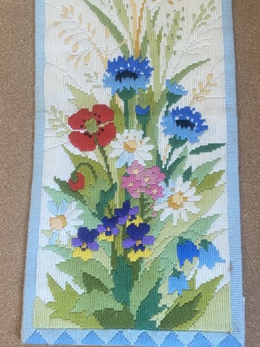 Vintage Traditional Swedish Tapestry wall hanging 52x24cm-08 - Picture 4 of 8