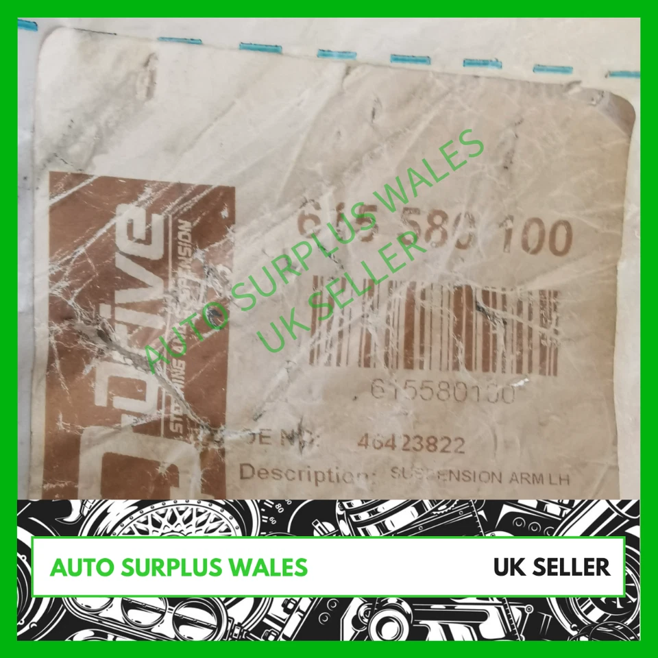 Brazo de suspensión/esbona de deseos Q-Drive LH 615580100 se adapta a Fiat Brava 46423822 genuino Foto 2 de 4